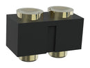 MULTICOMP PRO MP015210 Spring Loaded Connector, Pogo Pin Header, 2.54 mm, 1 Row, 2 Contacts, Surface Mount, Brass