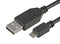STELLAR LABS COMPUTER PLUS 83-16410. USB Cable, Type A Plug to Micro Type B Plug, 152.4 mm, 6 ", USB 2.0, Black