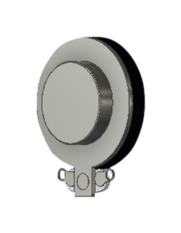 PUI AUDIO ASX02608-R Exciter, 10.5 kHz, 4 ohm, 9 W, 82 dBA, Round, Bare Mount