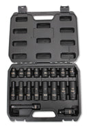 MULTICOMP PRO MP12-SS23163A Impact Socket Set, 18Pcs of 10/12/13/14/15/17/19/21/22/24mm Socket Drives 1/2" and Extension Bar