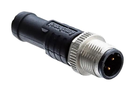 AMPHENOL LTW MSAS-17BMMM-SL8B02 Sensor Cable, M12 Plug, Free End, 17 Positions, 2 m, 6.6 ft, M Series