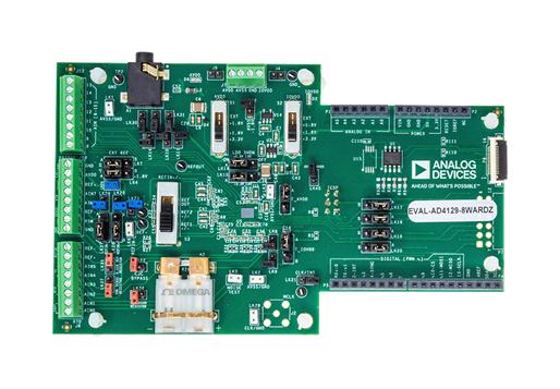 ANALOG DEVICES EVAL-AD4129-8WARDZ Evaluation Board, AD4129-8, ADC, Data Converter, 8-Channel, 16bit, 2.4kSPS