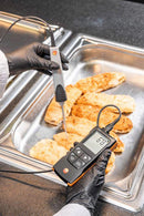 TESTO 0563 0110 Thermometer, Testo&nbsp;110, -50&deg;C to +150&deg;C, -200&deg;C to +800&deg;C, 135 mm x 60 mm x 28 mm Testo&nbsp;110