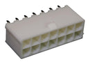 MOLEX 39-31-0140 Pin Header, Power, Wire-to-Board, 4.2 mm, 2 Rows, 14 Contacts, Through Hole Straight