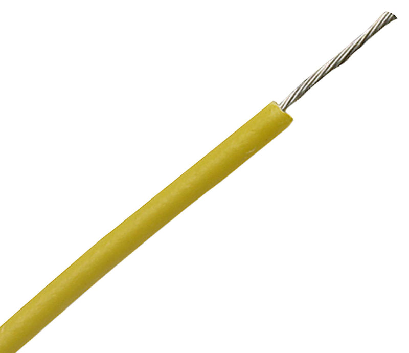 Multicomp PRO MP011304 MP011304 Wire PVC Yellow 0.08 mm&Acirc;&sup2; 328.1 ft 100 m