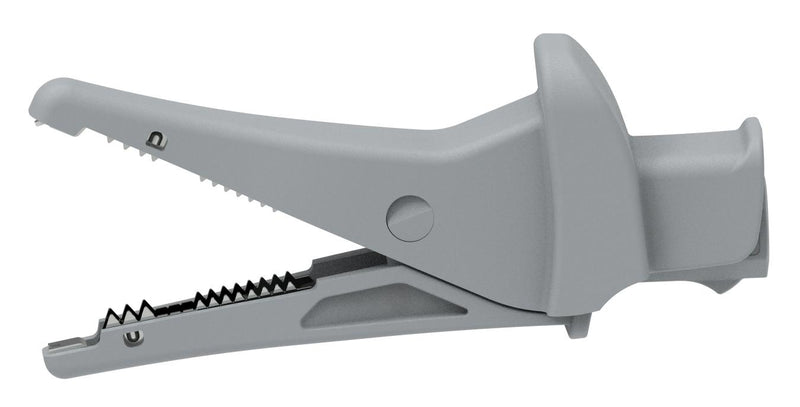 CAL TEST ELECTRONICS CT4501-8 ALLIGATOR CLIP, GRAY, 20A, 1.2"