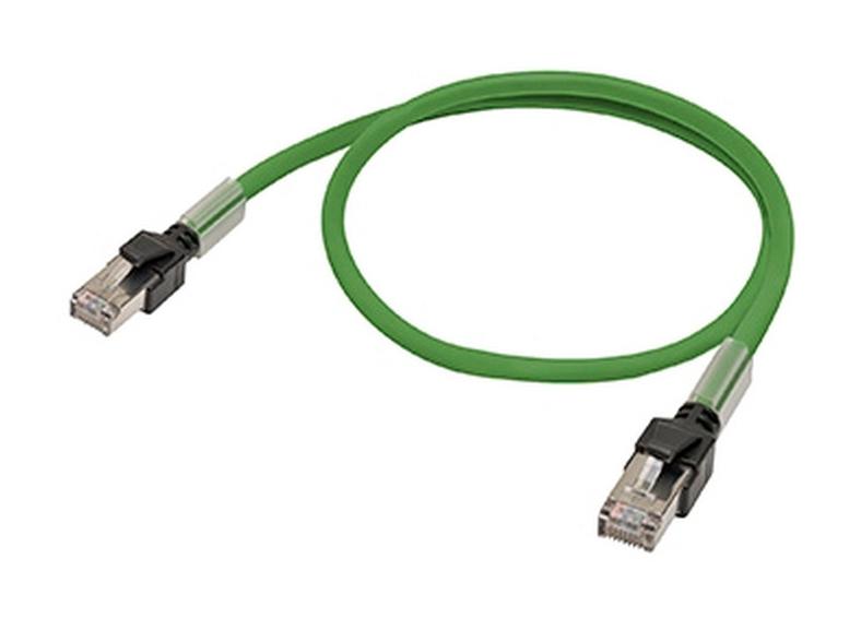 OMRON INDUSTRIAL AUTOMATION XS6W-5PUR8SS200CM-G Ethernet Cable, Cat5, RJ45 Plug to RJ45 Plug