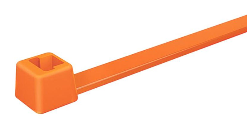 HELLERMANNTYTON T50R.NO3P Cable Tie, Nylon 6.6 (Polyamide 6.6), Orange, 200 mm, 4.6 mm, 50 mm, 225 N
