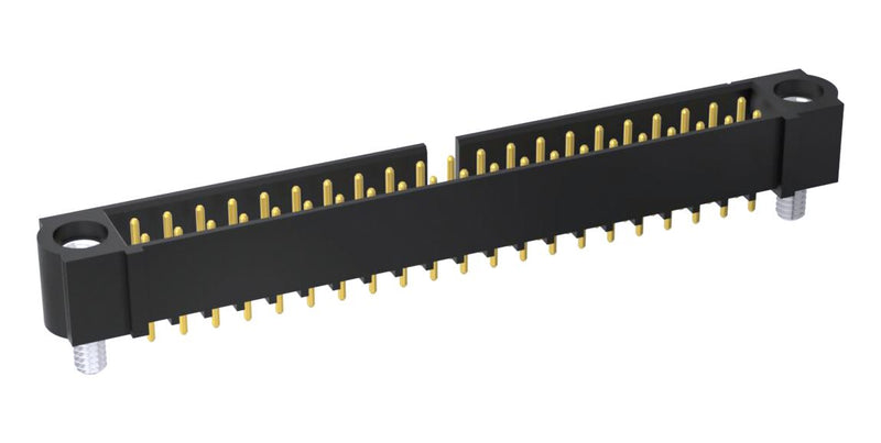 HARWIN M80-5094242 Pin Header, Wire-to-Board, 2 mm, 2 Rows, 42 Contacts, Through Hole Straight