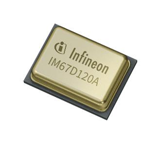 INFINEON IM66D120AXTMA1 Audio Control, MEMS Microphone, 1.62V to 3.6V, PDM, TLGA, 5 Pins, -40 &deg;C