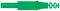 SCHUTZINGER SFK 30 S NI / OK / GN Banana Test Connector, Plug, Cable Mount, 32 A, 1 kV, Nickel Plated Contacts, Green