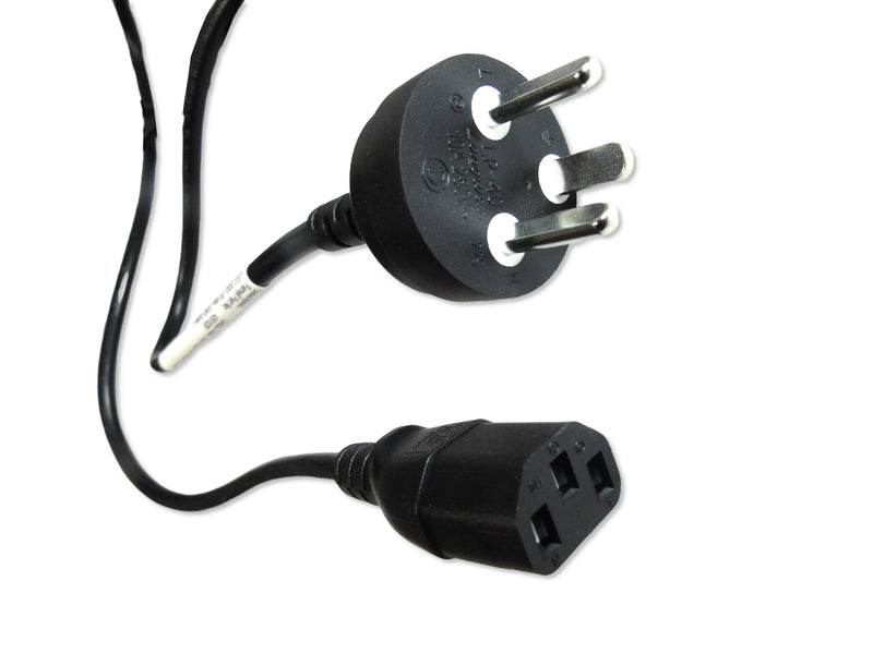 MULTICOMP PRO GW-151852 Mains Power Cord, Mains Plug, Denmark to IEC 60320 C13, 2 m, 10 A, 250 V, Black