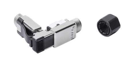 LUMBERG AUTOMATION 90000006 Modular Connector, Field Terminable, RJ45 Plug, 1 x 1 (Port), 8P8C, Cat6a, IP20, Cable Mount 90000006