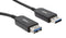 BULGIN LIMITED AOUS1/020 USB Cable, Up to 5Gbps, Type A Plug to Type A Receptacle, 20 m, 65.6 ft, USB 3.2, Black