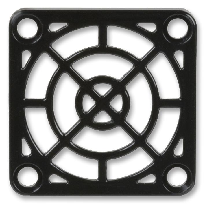 MULTICOMP PRO MCSC40-P10 Fan Finger Guard, Plastic, 40mm Axial Fans, 32 mm