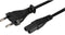 PRO ELEC PELB1178 LEAD EURO PLUG 2.5A TO C7 BLACK 3M