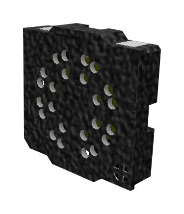 PUI AUDIO SMS-2008MS-R Speaker, 550Hz to 20kHz, 8 ohm, 90dB, 1W, Square, Bare Mount