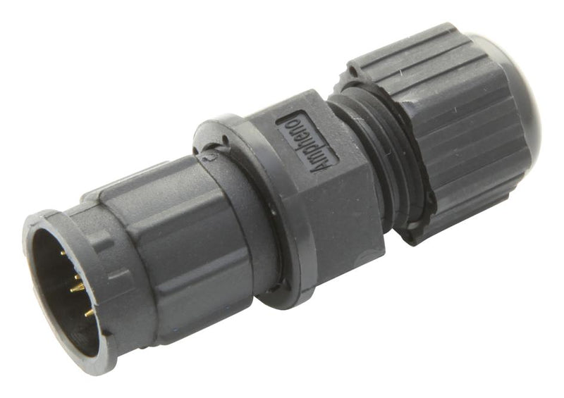AMPHENOL LTW BU-10BMMA-LL7001 Circular Connector, Standard (B) Series, Cable Mount Plug, 10 Contacts, Solder Pin, Bayonet