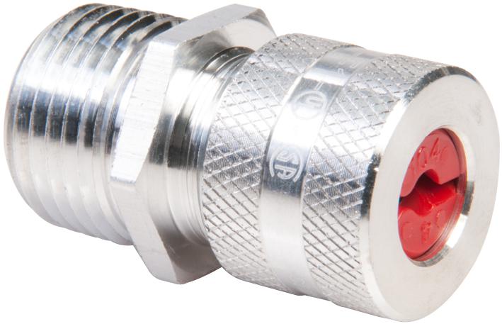 HUBBELL WIRING DEVICES SHC1015 CONDUIT CORD CONNECTOR, ALUMINUM