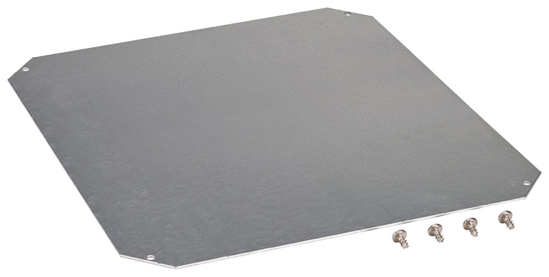 FIBOX MPS ARCA 3030 Plate, Mounting, Galvanised Steel, FIBOX ARCA IEC Series 300mm x 300mm x 210mm Enclosures, 2 mm