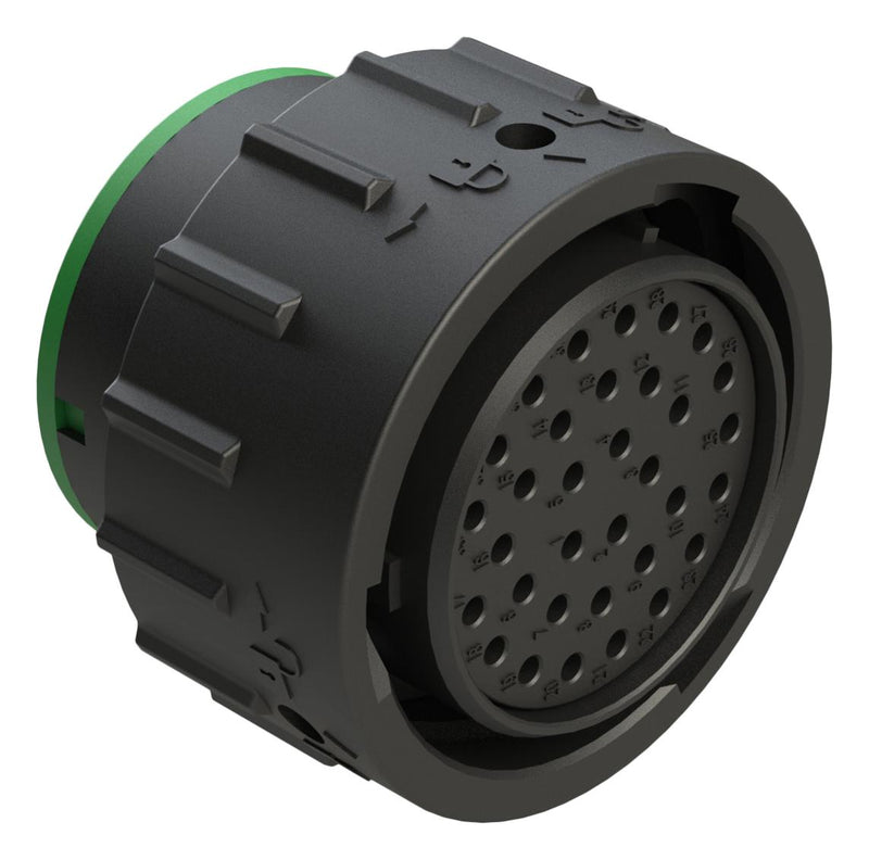 AMPHENOL SINE/TUCHEL AHDP06-24-33SN-SRA CIRCULAR CONNECTOR, PLUG, 24-33, CRIMP