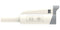 MULTICOMP PRO MP771109 Banana Test Lead, 4mm Banana Plug, Stackable, 4mm Stackable Banana Plug, 2.32 ", 59 mm, White