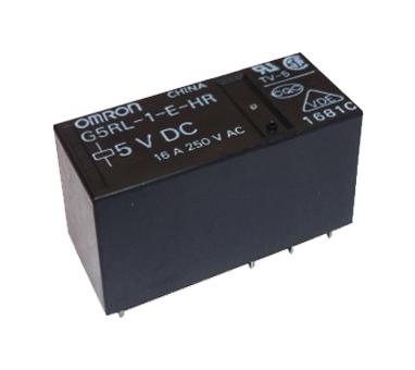 OMRON G5RL-K1A-EL-HA DC24 Power Relay, SPST-NO, 24 VDC, 16 A, G5RL Series, Through Hole, Latching Dual Coil