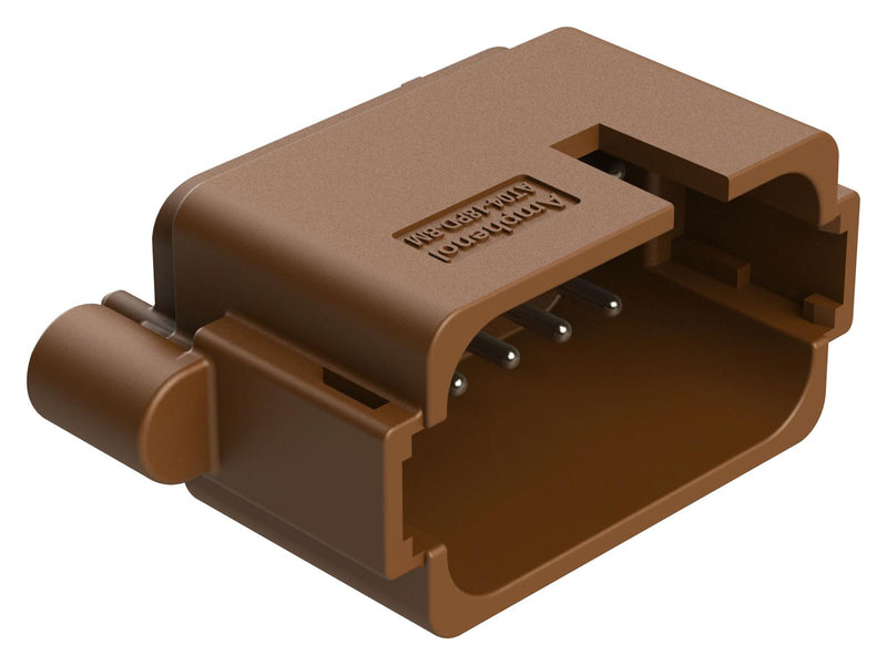 AMPHENOL SINE/TUCHEL AT04-18PD-BM13 Automotive Connector, Boardlock AT Series, Straight Receptacle, 18 Contacts, PCB Pin