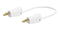 Staubli 64.1037-20029 64.1037-20029 Banana Test Lead 30 VAC 4mm Stackable Plug 78.74 " 2 m White