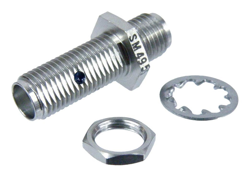 FAIRVIEW MICROWAVE SM4955. RF ADAPTER, SMA JACK-SMA JACK, 50 OHM