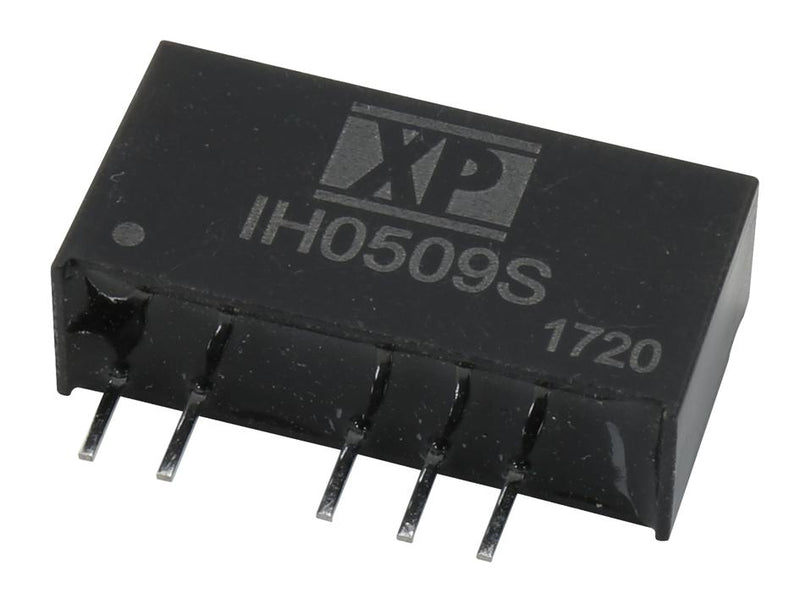 XP POWER IH1205S Isolated Through Hole DC/DC Converter, 1kV Isolation, ITE, SIP, 1:1, 2 W, 2 Output, 5 V