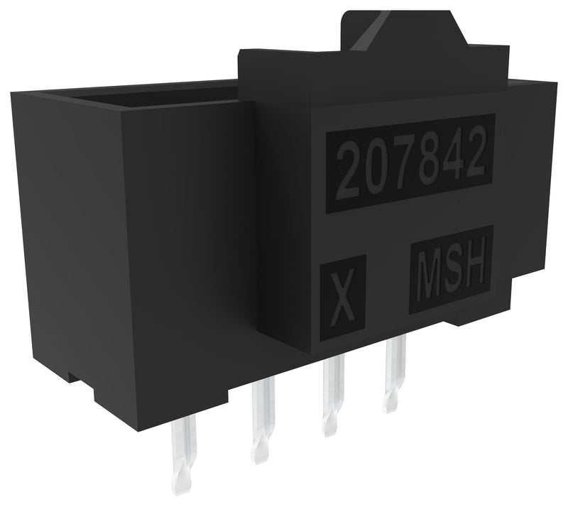 MOLEX 207843-0008 Pin Header, Power, 2.5 mm, 1 Rows, 8 Contacts, Through Hole Straight, L1NK 250 207843