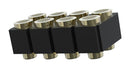 MULTICOMP PRO MP015214 Spring Loaded Connector, Pogo Pin Header, 2.54 mm, 2 Row, 8 Contacts, Surface Mount, Brass