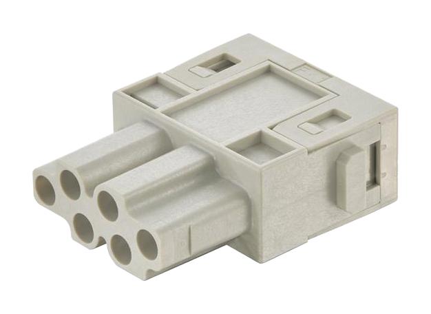 HARTING 09140065101 Heavy Duty Connector, Han E Series, Module, 6 Contacts, Receptacle, Push In Socket