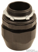 ABB - THOMAS & BETTS LT150P CONDUIT FITTING, STR, THERMOPLASTIC, BLACK, 38.1MM