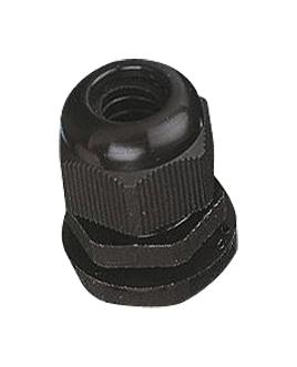 AMPHENOL INDUSTRIAL AIO-CSM12 Cable Gland, M12 x 1.5, 3 mm, 6.5 mm, Nylon 6.6 (Polyamide 6.6), Black, Grey, IP68