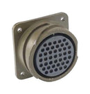 ITT Cannon CA3102E36-7SBF80 CA3102E36-7SBF80 Circular Connector CA-B Box Mount Receptacle 47 Contacts Crimp Socket Reverse Bayonet 36-7
