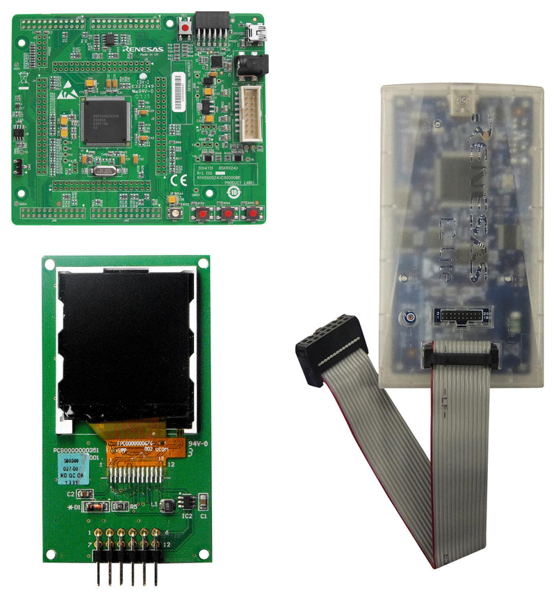 RENESAS RTK500524US00000BE Starter Kit, 32bit, RX24U, LCD Display Module, On-Chip Debugging Emulator, IDE