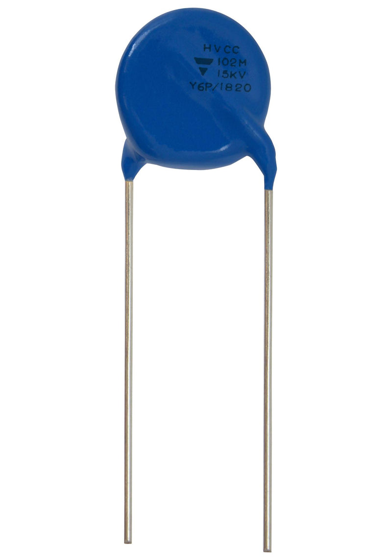 VISHAY HVCC103Y6P202MEAX Ceramic Disc Capacitor, 2000 pF, 10 kV, &plusmn; 20%, Y6P, 12.5 mm, Radial Leaded