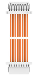 TE CONNECTIVITY 2405396-1 Cable Assembly, CN1 Connector to CN2 Connector, 8 Ways, 1 mm, 1 Row, 300 mm, 11.8 "
