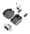 AMPHENOL COMMUNICATIONS SOLUTIONS L17DPPK15-BK+L717DA15PST D Sub Connector, W/ Backshell, Standard, Plug, DPPK-BK, 15 Contacts, DA, Screw