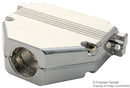 L-COM SDC37AG D Sub Backshell, DC, 180&deg;, Zinc Alloy Body