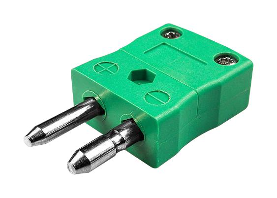 LABFACILITY IS-K-M (IEC) (PACK OF 5) Thermocouple Connector, Plug, Standard, K, Green, IEC, Pack of 5 XF-2865-FAR