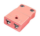 LABFACILITY IM-N-F (IEC) (PACK OF 5) Thermocouple Connector, Socket, Miniature, N, Pink, IEC, Pack of 5 XF-2863-FAR
