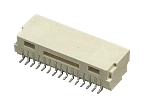 MULTICOMP PRO MP013820 Pin Header, Wire-to-Board, 1 mm, 1 Rows, 15 Contacts, Surface Mount Right Angle