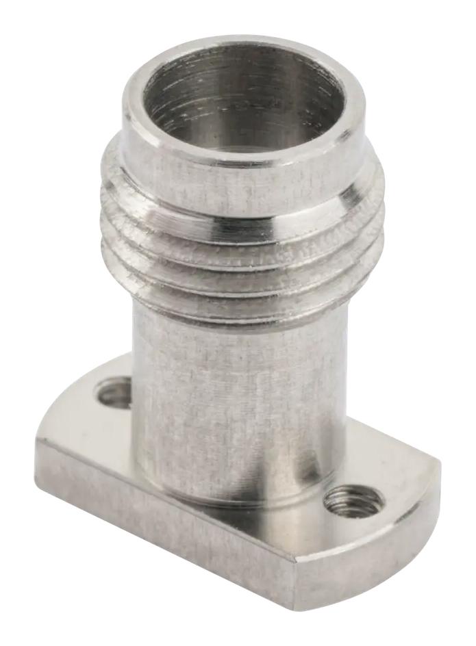 HUBER+SUHNER 82"PC24-S50-0-201/199"NE RF / Coaxial Connector, 2.4mm Coaxial, Straight Flanged Jack, Solder, 50 ohm, Beryllium Copper