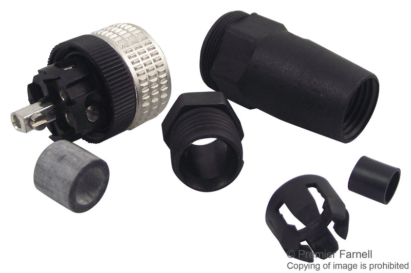 Hirschmann ELKA 5012 PG7 ELKA PG7 Circular Connector E Series M12 Cable Mount Receptacle 5 Contacts Screw Socket Bayonet