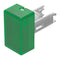 EAO 18-941.5L Lens, Flush, 7.5 x 12.5mm, Rectangular, Green, 18 Series