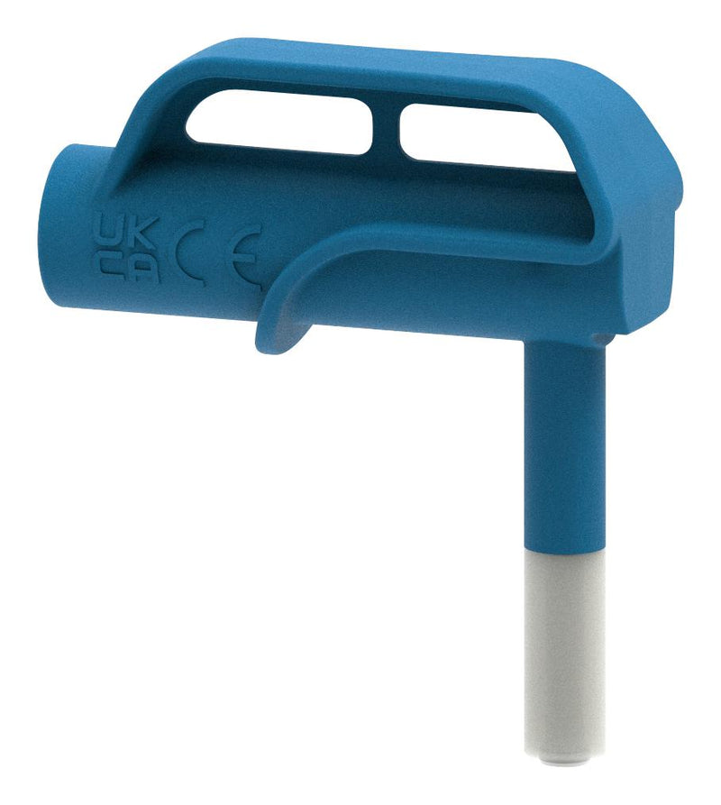 CAL TEST ELECTRONICS CT4520-6 10MM MAGNETIC CONN-SHEATHED 4MM JACK/BLU