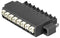 WEIDMULLER 1971570000 Pluggable Terminal Block, 3.81 mm, 3 Ways, 26 AWG, 16 AWG, 1.5 mm&sup2;, Push In BCF 3.81/03/180F SN BK BX
